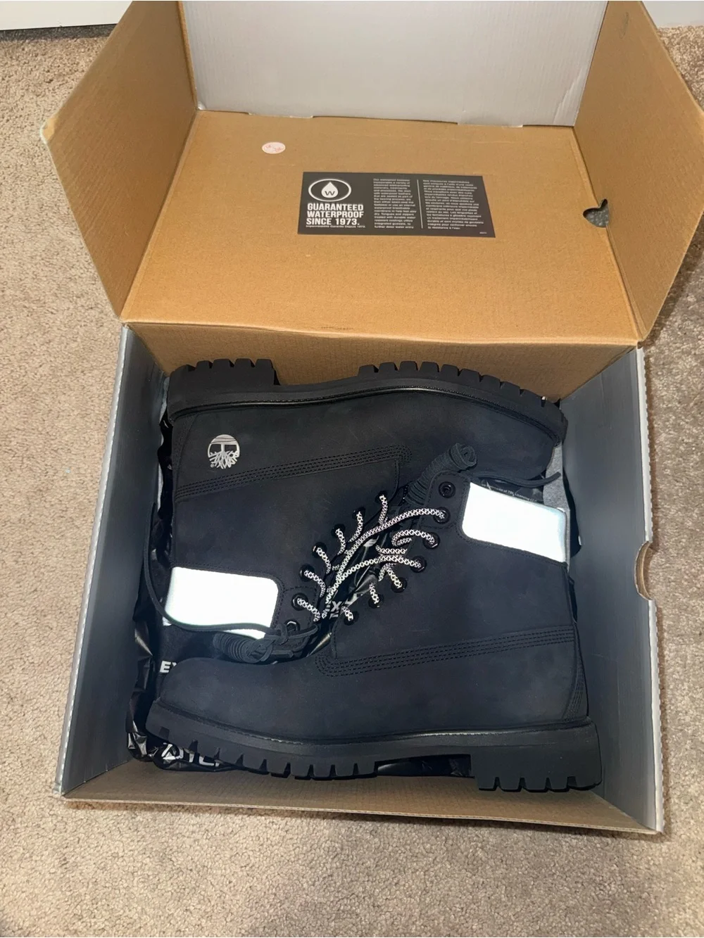 Timberland branded box